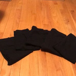 5 Pairs of Black Leggings!